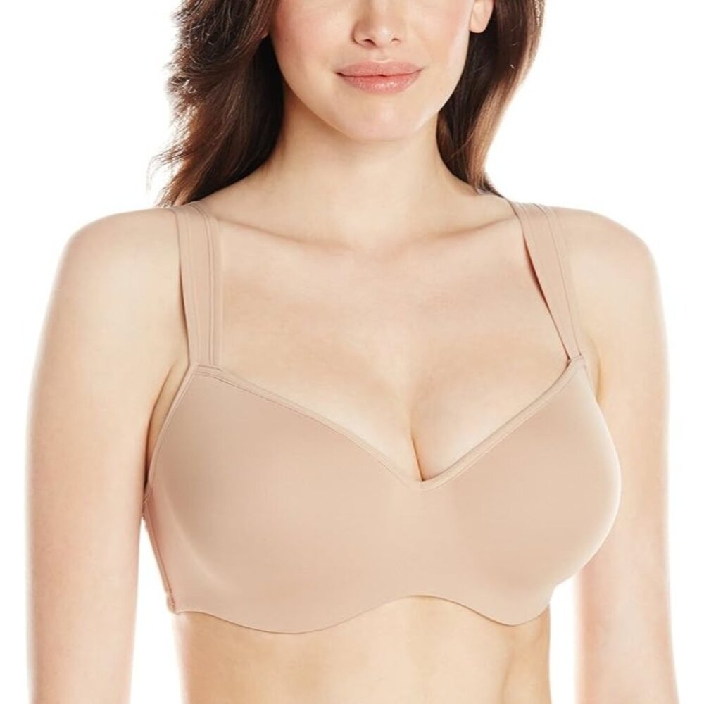 Le Mystère 40DD 40E Strapless Bra 40DD/E Nude Seamless Underwire supportive bra